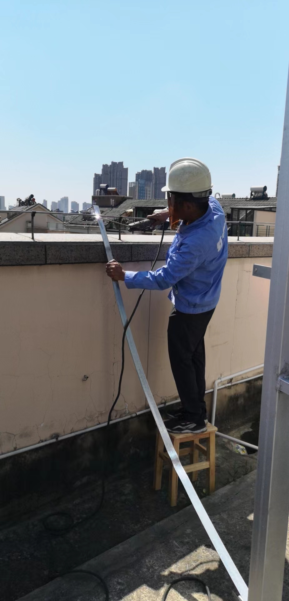 防雷改造工程施工現(xiàn)場(chǎng)