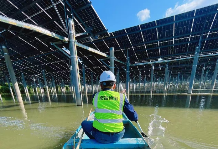漁光互補光伏電站防雷接地檢測